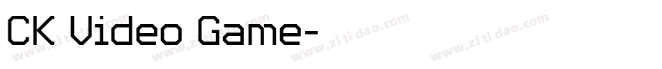 CK Video Game字体转换